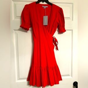 Gorgeous red wrap dress! Antonio Melani. Size 2.